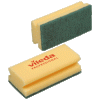 Губка Виледа зеленый абразив, 7x15 см